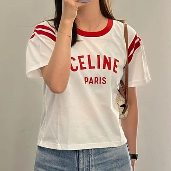 【大特価】セリーヌ PARIS 70S クラシックフィット Tシャツ コピー Ceg01719